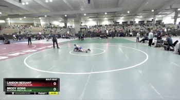 80 lbs Cons. Semi - Brody Goins, Blackman Wrestling Club vs Landon Bessant, Cleveland Wrestling Club