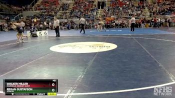 107 lbs Cons. Round 3 - Walker Miller, Ellendale-Edgeley-Kulm vs Regan Gustafson, Stanley