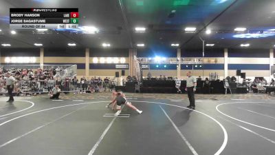 126 lbs Round Of 64 - Brody Hanson, Lake Stevens WC vs Jorge Sagastume, Westlake Wrestling