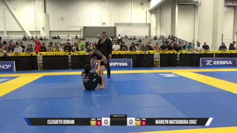 Marilyn Matsumura Cruz vs Elizabeth Bonani 2025 World IBJJF Jiu-Jitsu No-Gi Championship