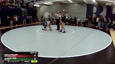 235 lbs. Cons. Round 5 - Allison Abel, Menasha vs Tayla Phillips, Edwardsville (H.S.)