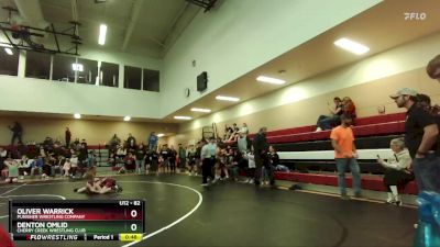 82 lbs Cons. Round 1 - Denton Omlid, Cherry Creek Wrestling Club vs Oliver Warrick, Punisher Wrestling Company