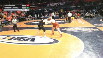 1A 285 lbs 5th Place Match - Breckin Campbell, Richmond (R.-Burton) vs Julien Tanner, Murphysboro