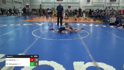 50 lbs Round 5 - Brady Radford, Ares Wrestling Club vs Maverick Olszewski, Panther Elite