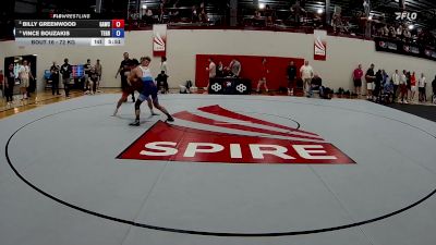 72 kg Quarters - Billy Greenwood, GRIT Athletics Wrestling Club vs Vince Bouzakis, Team Greco