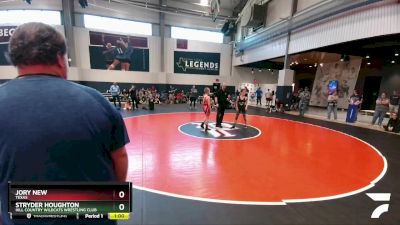 90 lbs 1st Place Match - Jory New, Texas vs Stryder Houghton, Hill Country Wildcats Wrestling Club