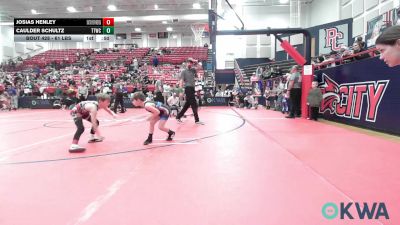 61 lbs Final - Josias Henley, Skiatook Youth Wrestling vs Caulder Schultz, Team Tulsa Wrestling Club