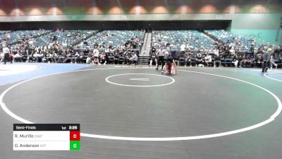 133 lbs Semifinal - Richard Murillo, UNATT-Cal Baptist vs Dean Anderson, Valiant Prep