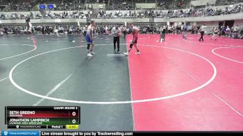 171 lbs Champ. Round 2 - Jonathon Lamprich, LaCrosse Area Wrestlers vs Seth Greeno, Wisconsin