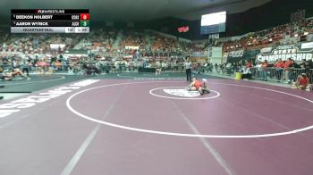 175 lbs Quarterfinal - Deekon Holbert, Concordia HS vs Aaron Wyrick, Altamont-Labette County HS