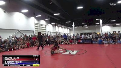 119 lbs 2nd Wrestleback (16 Team) - Cooper Miller, Oklahoma Red vs Christian Nelson, North Carolina