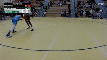 157 lbs Quarterfinal - Michael Myers, Iowa Central Community College vs Ty Saulter, Augustana