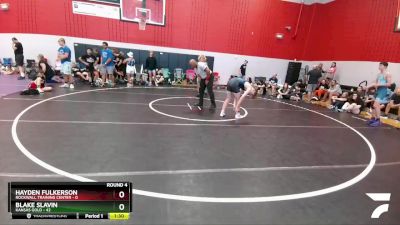 142 lbs Round 4 (8 Team) - Blake Slavin, Kansas Gold vs Hayden Fulkerson, Rockwall Training Center