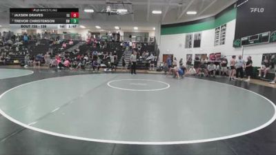 138 lbs Quarterfinal - Jaxsen Draves, GI Grapplers vs Trevor Christenson, Bobcat Wrestling