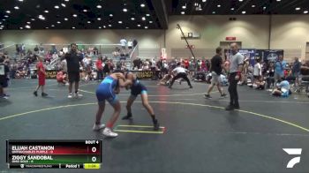 90 lbs Round 2 (6 Team) - Elijah Castanon, Untouchables Purple vs Ziggy Sandobal, Ohio Gold