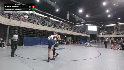 160 lbs Consi Of 8 #1 - Gabriel Kitchen, Lincoln University vs Qwentyn Campbell, Hollidaysburg