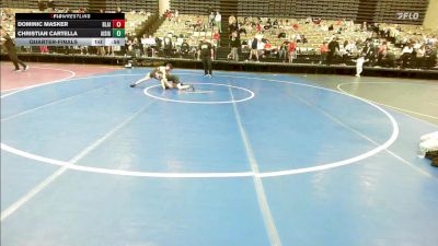 68-M2 lbs Quarterfinal - Dominic Masker, Blairstown Junior Wrestling vs Christian Cartella, All I See Is Gold Academy