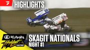 Highlights | 2025 Kubota High Limit Racing Thursday at Skagit Nationals