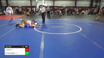 160 lbs Quarterfinal - Jamie Silva, Unattached vs Matty Shumaker, Methacton