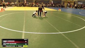 65 lbs Quarterfinal - Gibbs Sorenson, Byron vs Brayden Baumann, HLWW
