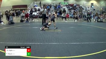 53 lbs Cons. Round 1 - Gavin Ogle, Contenders Wrestling Academy vs Frankie Houk, Frankfort Wildcats Wrestling