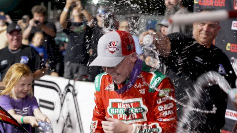 Keelan Harvick Reacts After Scoring CARS Tour Pro Late Model Win At Florence