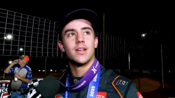 Gavin Miller Reacts After Bloomington USAC National Midget Win