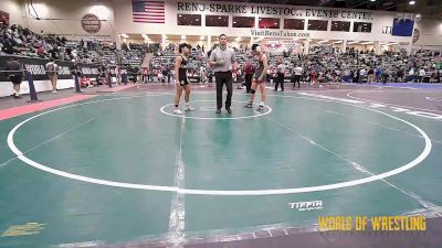 135 lbs Consi Of 64 #1 - Sebastian Garcia, Daniel Cormier Wrestling Academy vs EMMANUEL ALATORRE, Tulare Titans Wrestling Club