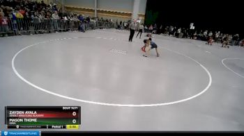 59 lbs Cons. Round 5 - Mason Thome, Iowa vs Zayden Ayala, Sebolt Wrestling Academy