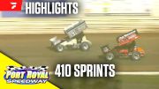 Highlights | 410 Sprints at Port Royal Speedway 8/30/25