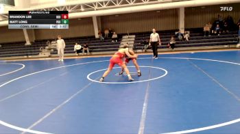133 lbs Cons. Semi - Brandon Lee, Northern State vs Matt Long, Pratt Community College