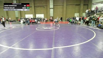 150 lbs Champ. Round 1 - Trevor Miller, Francis Howell Central vs Javier Rodriguez, Hinton