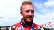 C.J. Leary Reacts After First USAC Silver Crown On Dirt Mile At Du Quoin