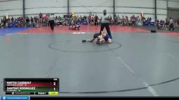 110 lbs Round 1 (6 Team) - Mattix Casebolt, Oklahoma Storm vs Santino Rodriguez, Scorpions