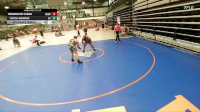 223-291 lbs 5th Place Match - Mitch Morris, Cap Daddy vs Remington Hiser, Mt Zion Kids WC