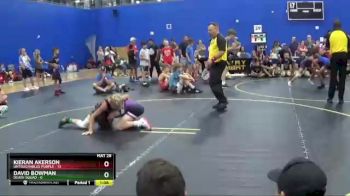 95 lbs Round 1 (4 Team) - Kieran Akerson, Untouchables Purple vs David Bowman, Death Squad