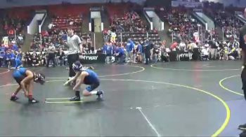 85 lbs Finals (8 Team) - Talon Weaver, Rochester vs Caitlyn Day, Harper Creek
