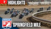 Highlights | 2025 American Flat Track at Springfield Mile