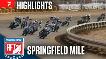 Highlights | 2025 American Flat Track at Springfield Mile