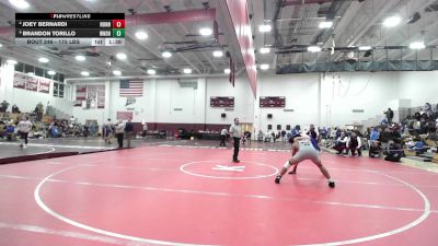 175 lbs Quarterfinal - Joey Bernardi, Nonnewaug vs Brandon Torillo, Windham