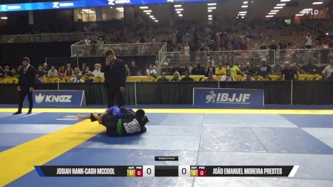 João Emanuel Moreira Prestes vs Josiah Hank-Cash McCool 2025 Pan Kids Jiu-Jitsu IBJJF Championship