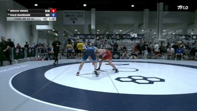 70 kg Cons. Rd Of 64 - Brock Weiss, NLWC/TMWC vs Kale Baumann, MATPAC Wrestling Club