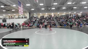 115 lbs Quarterfinal - Slade Patterson, Maize Wrestling Club vs Hendrix Schwab, Immortal Athletics WC