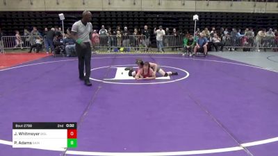 105 lbs Final - J J Whitmoyer, Biglerville vs Porter Adams, Saint Paris