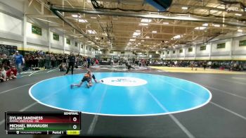 100 lbs Semifinal - Dylan Sandness, MATPAC Wrestling - ND vs Michael Branaugh, Bon Homme
