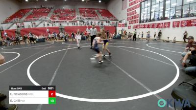 52-57 lbs Rr Rnd 3 - Elena Newcomb, Noble Takedown Club vs Ruby Chill, Perry Wrestling Academy