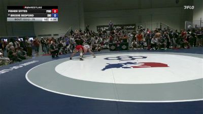 79 lbs Champ. Round 1 - Fisher Stites, Purple Valley Wrestling Club vs Brodie Bedford, Spartan Mat Club