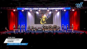 Champion Cheer - Ignite [2025 L2.2 Junior - PREP - Medium Finals] 2025 NCA All-Star National Championship