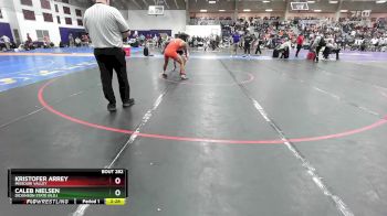 149 lbs Champ. Round 2 - Caleb Nielsen, Dickinson State (N.D.) vs Kristofer Arrey, Missouri Valley
