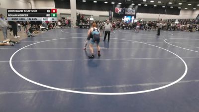 132 lbs Cons. Sub-rd Of 32 - Nolan Mercer, McDominate Training Center vs John David Shattuck, Alabama Takedown Academy